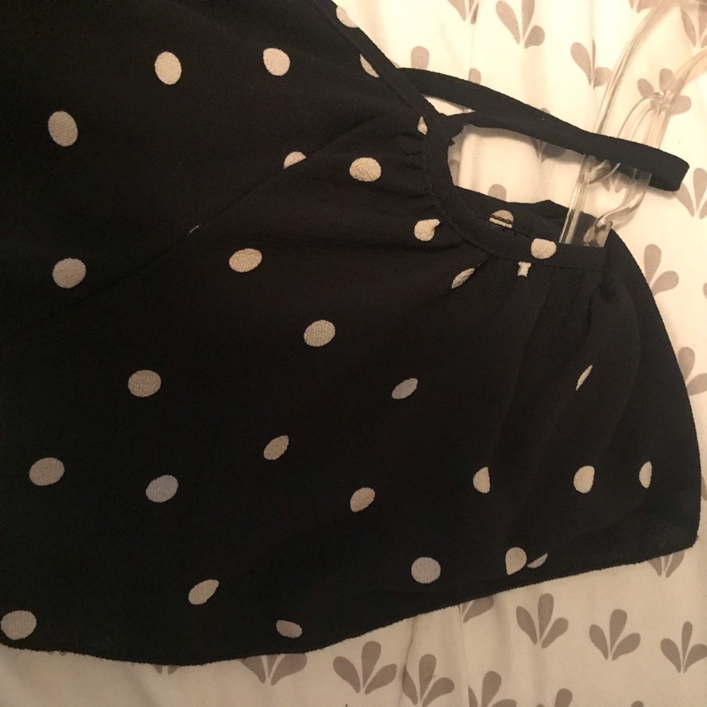 Black and white polka dot romper - Picture 5 of 6